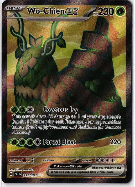 Wo-Chien ex Paldea Evolved 232/193 Vorderseite